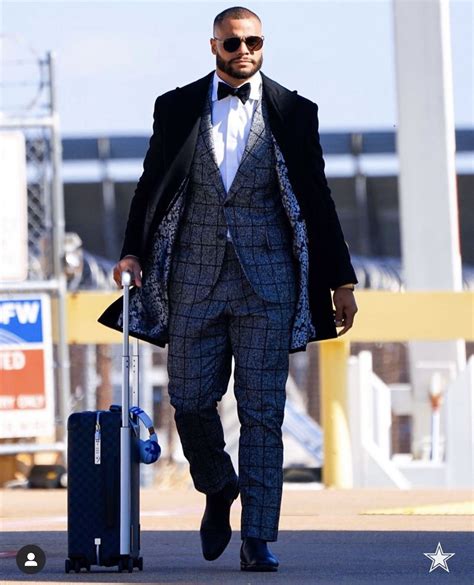 dak prescott goyard suitcase|Dallas Cowboys Dak Prescott Luggage, Handbags, Cowboys .